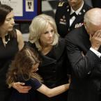 The Biden family mourns Thursday as the late Beau Biden lies in honor at Legislative Hall in Dover. BY ASSOCIATED PRESS