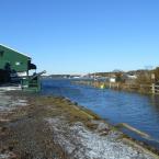 Morning flooding on Dagsworthy Avenue in Dewey. BY CHRIS FLOOD