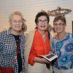 Having fun at the craft show are (l-r) Monica Nagy, Bea Miltenberger and Kathy Boyd. STEVEN BILLUPS PHOTO Rehoboth Art League