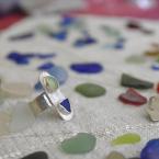 Sashary finds unique ways to incorporate sea glass into her jewelry. NICK ROTH PHOTO