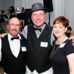 Enjoying the reception are Clear Space supporters (l-r) Max Dick, Bob Hoffer and Melanie Bradley. DAN COOK PHOTO