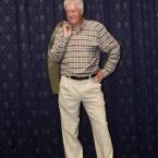 Doug Read walks the runway in the All Saints Fashion Show. All of the clothes are from All Saints' Parish Thrift Shop in Rehoboth Beach and St. George's Thrift Shop in Millsboro. All Saints