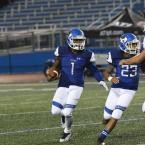 Javon Peace is a speedster for Dover.