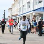 Antonio Bowe posts a time of 24:16.