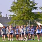 Cape celebrates an 11-10 win.