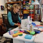Sarah Pavlik has been making quilts and fiber art for almost 25 years. She will have her work in two exhibitions in Germany this year.