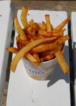 Winter is a sad time for those of us who love Thrasher's fries because the little shops are closed. BY RON MACARTHUR