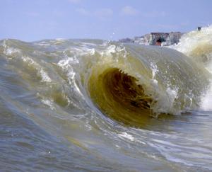 I love watching waves break and I suspect many on a beach do too.  I photogrpahed this one in North Bethany, Delaware yesterday.  I like capturing the beauty of the breaking wave, freezing the moment of collapse. BY TONY PRATT