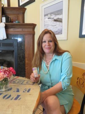 Boobalicious Breast Deodorant creator Joani DiCampli mixes, markets and ships her creation for sweaty chests internationally. BY MOLLY MACMILLAN