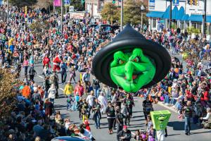 The Sea Witch leads the costume parade down Rehoboth Avenue. SOURCE SUBMITTED