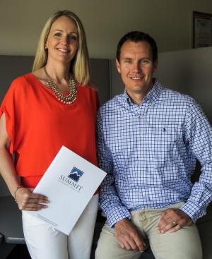Shown are orthopaedic physical therapists Sarah and Eric Reinhold. SUBMITTED PHOTO Summit