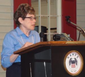 Tax advisor Mary Sordi speaks to members of NARFE Coastal Chapter 1690. SUBMITTED PHOTO
