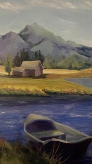 An acrylic painting by local artist Myndi Smithers, who will be teaching Acrylic Painting Basics at the Rehoboth Art League Tuesday afternoons, Jan. 15 through Feb. 12.