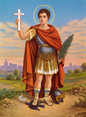 He may also have been a Roman martyr...who really knows?