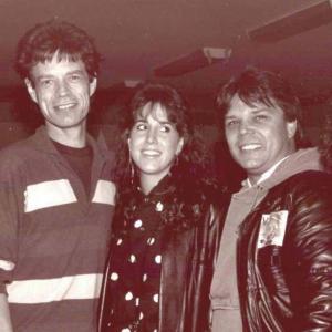 In 1989 during The Rolling Stones’ Steel Wheels tour, JJ “Hitman” McKay, right, poses with rock ‘n’ roll legend Mick Jagger, left, and a lady friend in Washington, D.C. SUBMITTED PHOTOS