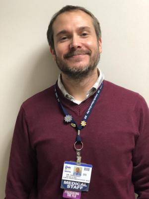 For the exceptional work he has done during the pandemic, William Chasanov, DO, Beebe’s COVID-19 response medical director, clinical transformation officer and infectious disease physician, is the recipient of Beebe’s L.O.V.E. Letter Award for January. SUBMITTED PHOTO