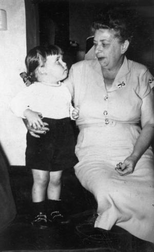 Pam Bounds is shown with her grandmother, Ella May McCabe Rickards, whose journals inspired Pam to begin writing. SUBMITTED PHOTO