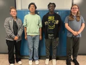 College Board National Recognition Program awardees from Sussex Tech High School are (l-r) Gabrielle Oliphant, Brad Sontay-Tzun, Ndango Dinga and Logan Black. SUBMITTED PHOTO