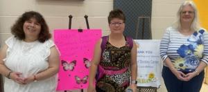 Friends enjoying the Arc of Delaware dance are (l-r) Michelle Gomes, Paige Howell and Sharon Smithston. SUBMITTED PHOTOS