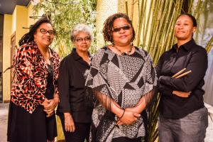 Shades of Blue's (l-r) Christy Taylor, Stephanie Shelton, Elaine Foster and Cherisse Taylor will perform at the Cultured Pearl 6-9 p.m. Sunday, Oct. 18.