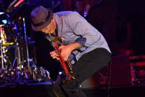 Rehoboth Beach Jazz Festival Artist of the Year Rick Braun brings down the house at the Oct. 12 performance at Cape Henlopen High School. DAN COOK PHOTOS